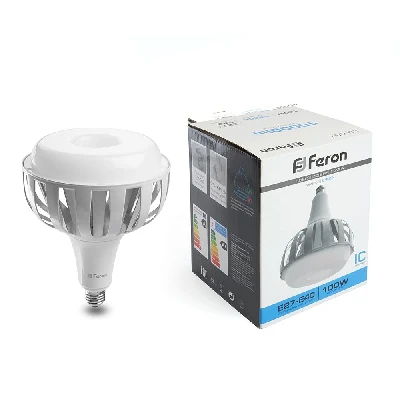 Лампа светодиодная LED 100вт Е27/Е40 дневной FERON LB-651 38096