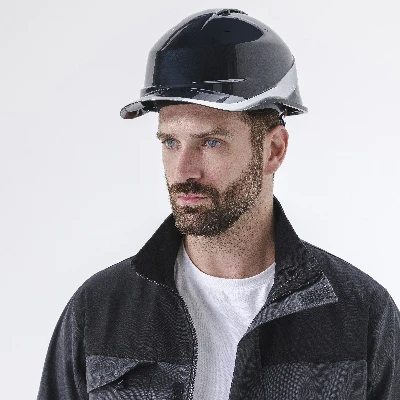 Каска защитная строительная BASEBALL DIAMOND V цвет Серый Delta Plus DIAM5GRJAFL