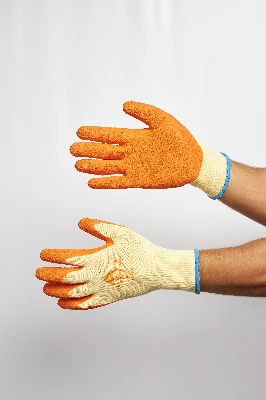 Перчатки VE730 трикотажные с латексным покрытием. размер 10 Delta Plus VE730OR10