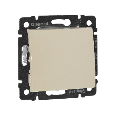 Выключатель одноклавишный, в рамку, слоновая кость Legrand 774301
