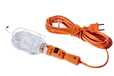 Светильник 60вт 5м переносной с выключателем с решеткой Переноска ЛСУ-1 22015