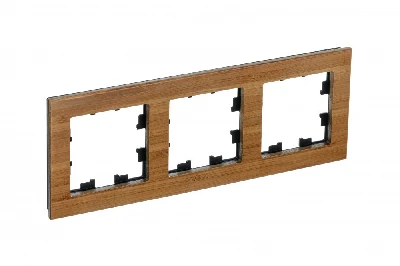 Рамка трехпостовая ATLASDESIGN NATURE, ДЕРЕВО БАМБУК Systeme Electric ATN353203