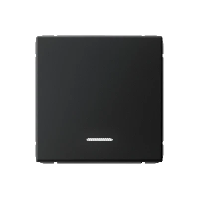 ARTGALLERY 1-клавишный выключатель с подсветкой, сх.1а, 10АХ, механизм, карбон Systeme Electric GAL001013