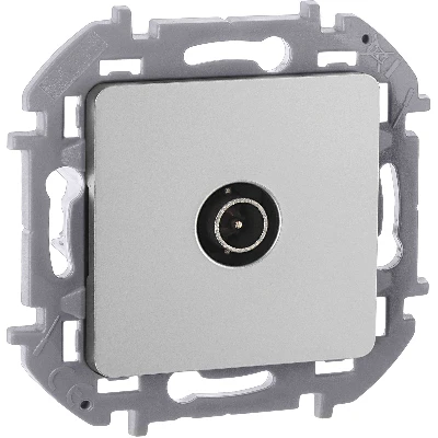 Розетка TV оконечная 10 дБ 5 862 мГц INSPIRIA алюминий Legrand 673872