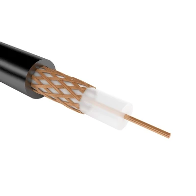 Кабель коаксиальный РК 75-4-11АИ черный (200м), REXANT 01-2692