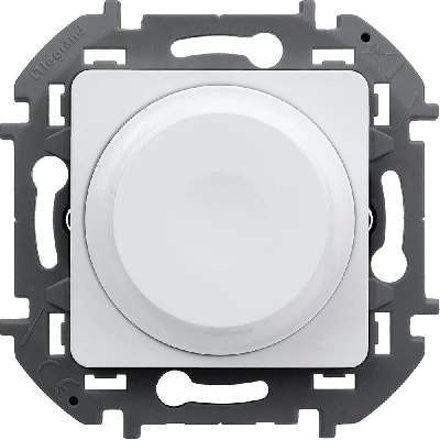 Светорегулятор поворотный без нейтрали 300Вт INSPIRIA белый Legrand 673790