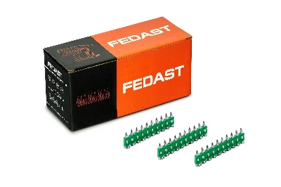Гвозди 3.0x38 мм усиленные для монтажного пистолета (1000 шт/уп) без газового баллона Fedast fd3038eg