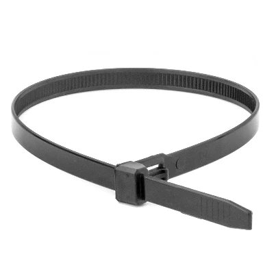 Хомут P6.6 многоразовый, черный 7,6x250 DKC 25352SR