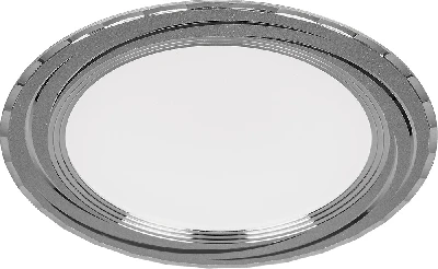 Светильник светодиодный ДВО-7w 4000K 525Лм серебро FERON AL777 28682