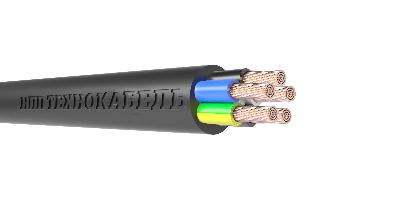 Кабель силовой КГВВнг(А)-LS 5Х1.5 (N.PE)-0.660 ТРТС Технокабель НПП 00-00149747