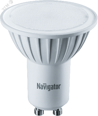 Лампа светодиодная LED 5вт 230в GU10 тепло-белая Navigator Group 94264 18588