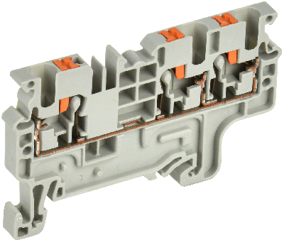 Колодка клеммная CP-MC 3 вывода 2,5мм2 серая IEK YCT22-00-3-K03-002