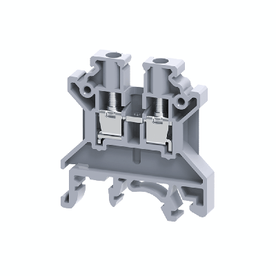 Клемма проходная 4 кв.мм винтовая OptiClip CTS-4-I-BU-32A-(0,2-6)-синий КЭАЗ 289774