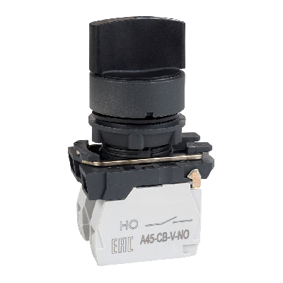 Переключатель OptiSignal D22 C5-S-21 2 положения пластик 1НО XB5AD21 КЭАЗ 332183