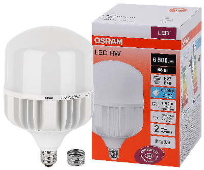 Лампа светодиодная LED HW 65Вт E27/E40  (замена 650Вт) холодный белый OSRAM LEDVANCE 4058075576919