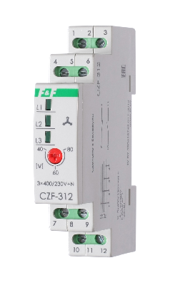 Реле контроля фаз CZF-312 Евроавтоматика F&F EA04.001.007