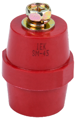 Изолятор SM45 (М8) силовой с болтом IEK YIS11-45-14-B