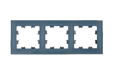 ATLASDESIGN NATURE 3-постовая РАМКА, НАТУРАЛЬНОЕ СТЕКЛО, ГРИФЕЛЬ Systeme Electric ATN360703