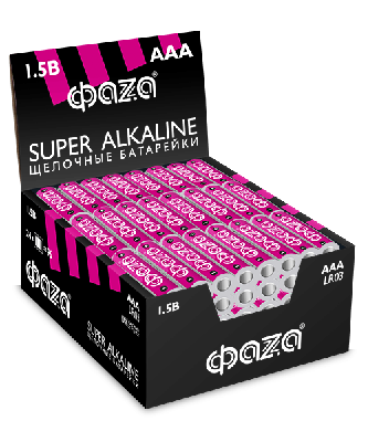 Элемент питания AAA LR03 Super Alkaline Shrink-4 ФАZА 2854674