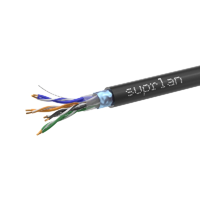 Витая пара Median FTP Cat.5e 4x2xAWG24 Cu PE Outdoor 305м SUPRLAN 01-1034-1