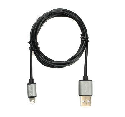 Кабель для передачи данных и зарядки USB 2.0. тип A - Lightning, 2А WU-201(1,2m) SC&T 00013653