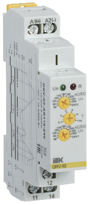 Реле повышения напряжения ORV. 1ф 110-240 В AC/DC ONI ORV-02-AD110-240