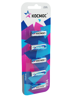 Батарейка 23А 12V Alkaline 5BL для автосигнализации Космос KOC23A5BL