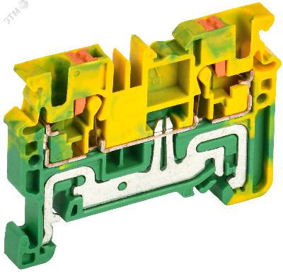 Колодка клеммная CP-PEN земля 2,5мм2 желто-зеленая IEK YCT21-00-K52-002