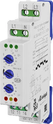 Реле контроля напряжения РКН-3-15-15 AC230В/AC400BУХЛ4 Меандр 4640016933945