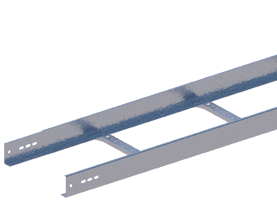 Лоток прямой НЛ30-П2,87ц УТ1,5 (h=70мм, s=1,5мм) СОЭМИ Н0111115442