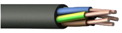 Кабель силовой ВВГнг(А)-LS 5х10,0 ок (N, РЕ)-0,66 ТРТС Элкаб 8414
