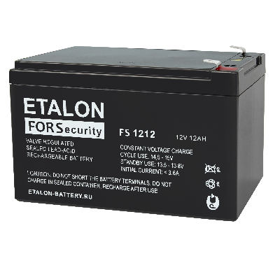 Аккумулятор FS 12В 12Ач ETALON BATTERY FS 1212 100-12/12S