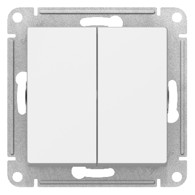 ATLASDESIGN 2-клавишный ВЫКЛЮЧАТЕЛЬ, сх.5, 10АХ, механизм, ЛОТОС Systeme Electric ATN001351