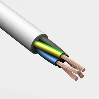 Провод ПВС 3х0,75+1x0,75 Конкорд 4332