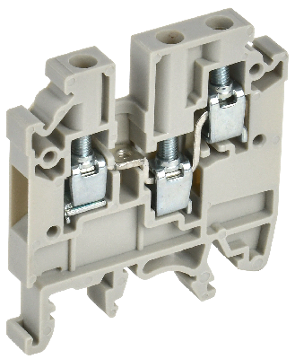 Колодка клеммная CTS-MC 3 вывода 4мм2 серая IEK YCT12-00-3-K03-004