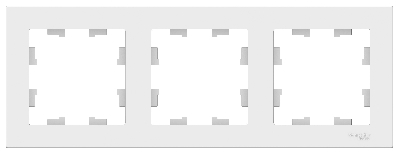 ATLASDESIGN 3-постовая РАМКА, универсальная, ЛОТОС Systeme Electric ATN001303