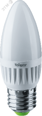 Лампа светодиодная LED 7вт E27 теплый матовая свеча Navigator Group 94493 18939