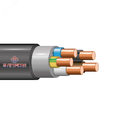 Кабель ВВГ нг(А)LS 5х1.5 0.66кВ (бухта) Элпром БП-00006425