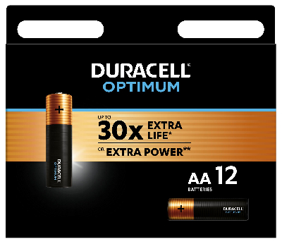 Элемент питания АА алкалиновые 1,5v 12 шт. LR6-12BL 5014073 Optimum Duracell Б0056028