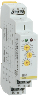 Реле времени ORT многофункц. 2 конт. 12-240 В AC/DC ONI ORT-M2-ACDC12-240V