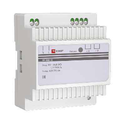 Блок питания 12В DR-30W-12 PROxima EKF dr-30w-12