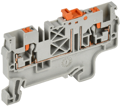 Колодка клеммная CP-DT измерит. нож. разм. 2,5мм2 серая IEK YCT25-04-K03-002