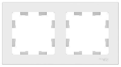 ATLASDESIGN 2-постовая РАМКА, универсальная, ЛОТОС Systeme Electric ATN001302