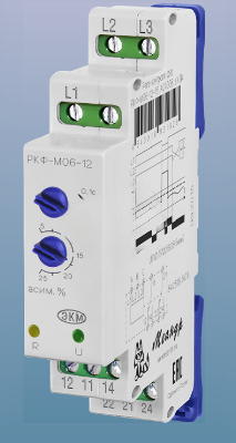 Реле контроля фаз 380B Меандр РКФ-М06-12-15 4640016931828