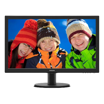 Монитор 23.8'' VA, 1920x1080 , 8 мс, 3000:1, 250 Кд/м2, DVI-D, VGA Philips Monitors 243V5QSBA (00/01)