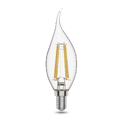 Лампа светодиодная филаментная LED 11 Вт 810 лм 2700К AC185-265В E14 свеча теплая  Black Filament Gauss