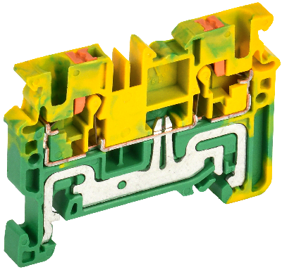Колодка клеммная CP-PEN земля 2,5мм2 желто-зеленая IEK YCT21-00-K52-002