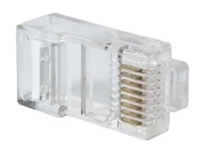 Коннектор RJ-45 Optimus CCTV Cat-5e, 8P8C_v.1 В0000010953