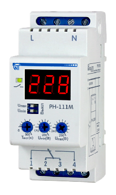 Реле напряжения РН-111М 16А Новатек-Электро 3425601111