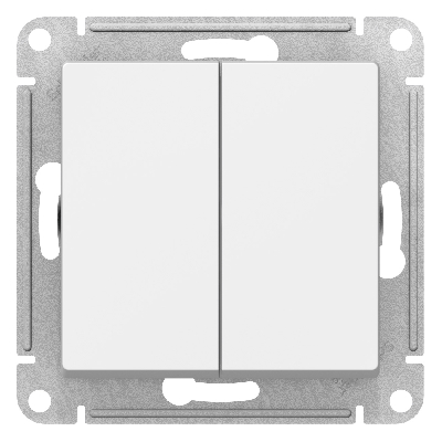 ATLASDESIGN 2-клавишный ПЕРЕКЛЮЧАТЕЛЬ, сх.6/2, 10АХ, механизм, ЛОТОС Systeme Electric ATN001365